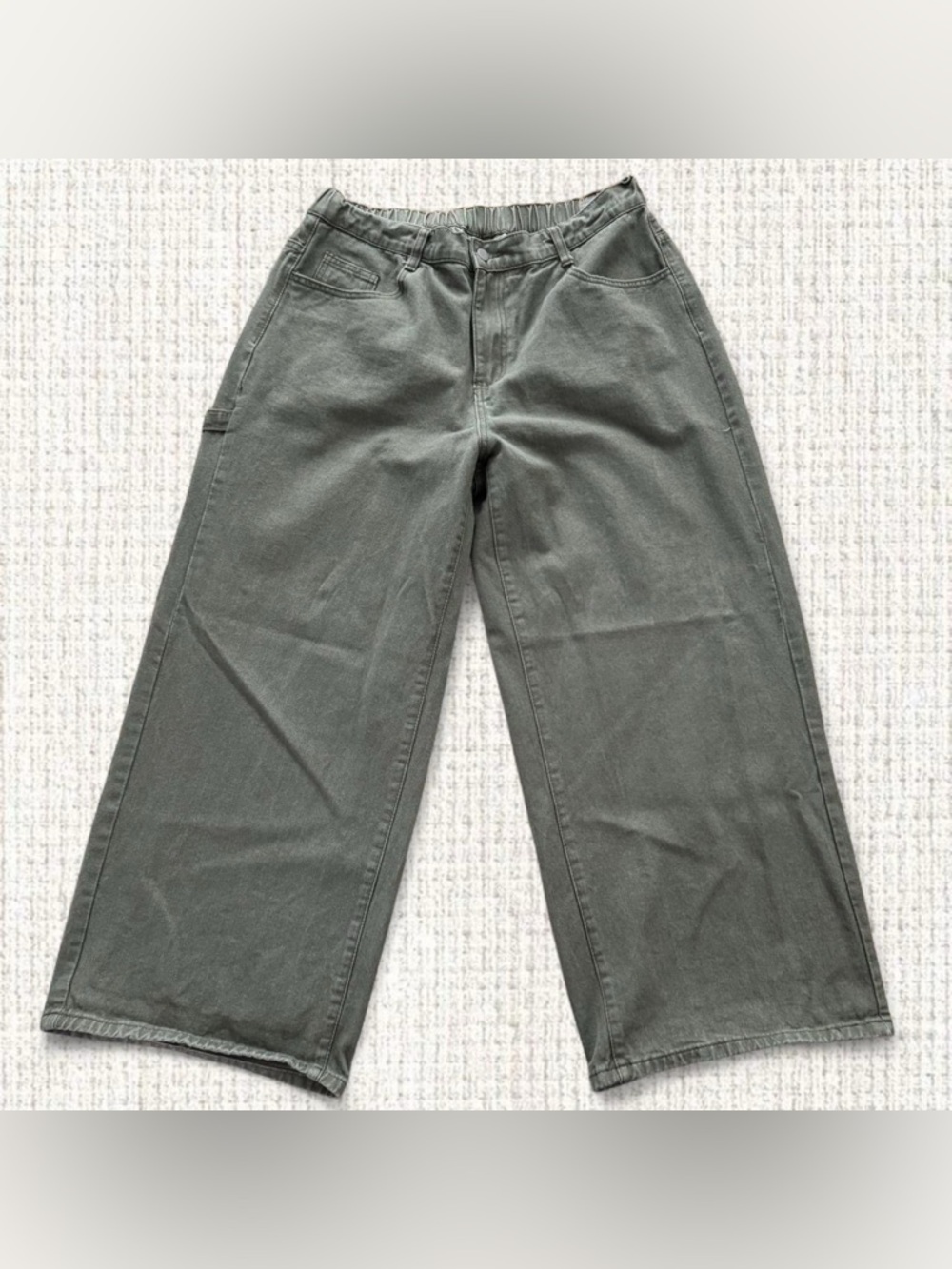 Shein Curve Sage Green Jeans